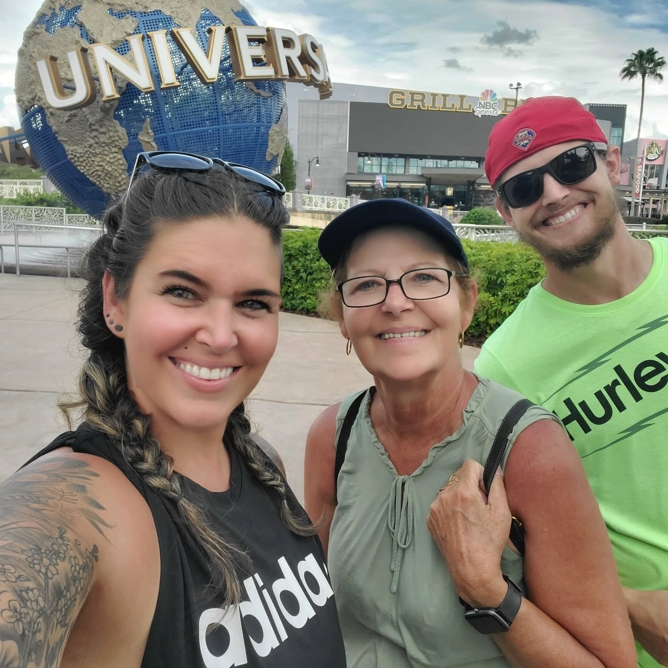 Jennifer Kramer spending time with family outdoors